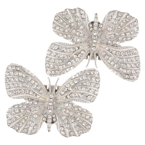 MOKKHNB Schmetterlings schuheclips Brautschuh dekor mit Strass Abnehmbar Vielseitig für Pumps Sandalen Stiefel Eleganter Schuhschmuck Weißer Farbverlauf Hochzeit Accessoires MOKKHNB Schmetterlings schuheclips Brautschuh dekor mit Strass Abnehmbar Vielseitig für Pumps Sandalen Stiefel Eleganter Schuhschmuck Weißer Farbverlauf Hochzeit Accessoires von MOKKHNB