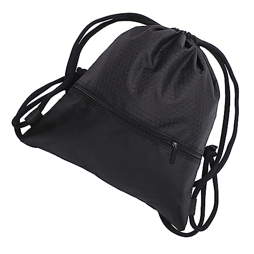 MOKKHNB Schwarze Balltasche Aus Nylon-netzmaterial Große Mit Kordelzugverschluss Für Herren Und Damen Zum Verstauen Von Basketball Kleidung Sportausrüstung Schuhen Und Handtüchern Leicht z von MOKKHNB