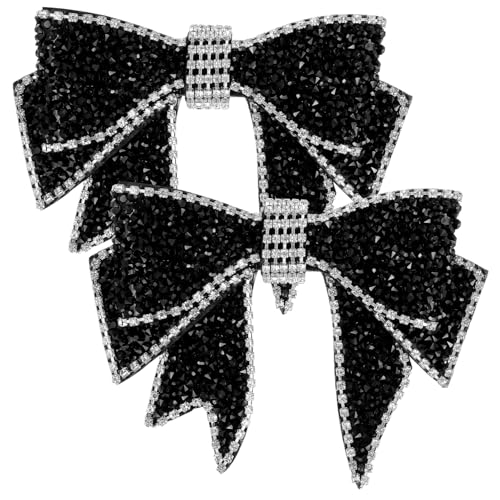 MOKKHNB Strass Schleifen Schuhdekoration Für Kinder Selbstgemacht Schuhornament Glitzernde Schuhverzierung Wiederverwendbar Für Partys Und Bastelarbeiten von MOKKHNB