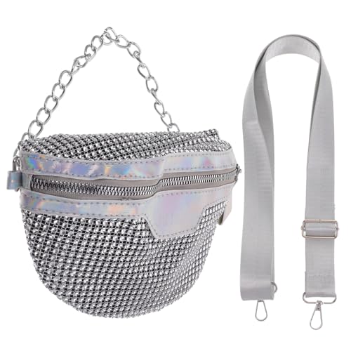 MOKKHNB Stylische Glänzende Hüfttasche für Frauen Gürteltasche im Look für Shopping Reisen Schule Freizeit Leicht Praktisch für Täglichen Gebrauch von MOKKHNB