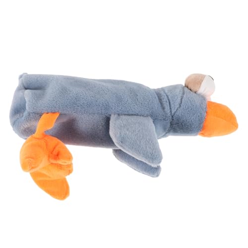 MOKKHNB Federmäppchen Vogelform Kawaii Plüsch Stifte-Organizer-etui Weich Für Junge Mädchen Aufbewahrungstasche Süß Mit Reißverschluss Vielseitig Tragbar von MOKKHNB