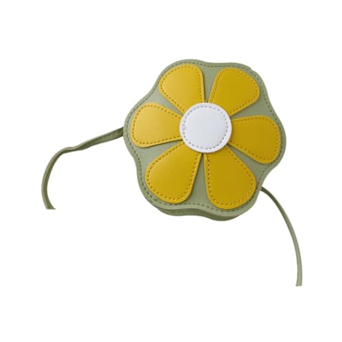 MOKKHNB Umhängetasche Mädchen PU Kleine Blume Mini Schultertasche Süß für Outdoor Reise von MOKKHNB