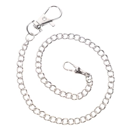 MOKKHNB Vintage Metall Hosenkette mit Hummerverschluss für Herren Dekorative Jeans Taschenuhrkette als Modisches Accessoire für Kleidung und Geldbörsen von MOKKHNB