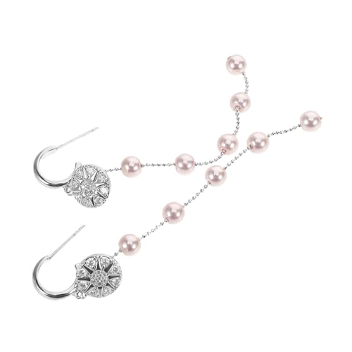 MOKKHNB Ohrringe Aus Kunstperlen Für Damen Perlenohrringe Im Vintage-stil Ohrstecker Mit Perlen Und Strasssteinen Perlentropfenohrringe Stilvolle Ohrhänger Für Jeden Anlass von MOKKHNB