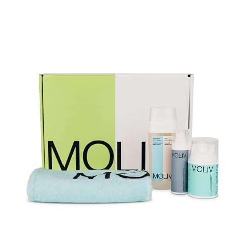 Moliv Gesichtspflege Set Damen mit Gesichtscreme Damen mit Hyaluron, Serum Gesicht und Reinigungsgel Gesicht, Probiotische Hautpflege, Naturkosmetik Anti Pickel & Anti Falten Moliv Gesichtspflege Set Damen mit Gesichtscreme Damen mit Hyaluron, Serum Gesicht und Reinigungsgel Gesicht, Probiotische Hautpflege, Naturkosmetik Anti Pickel & Anti Falten von MOLIV