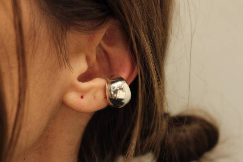 sterling Silber Ohrmanschette Minimalist Nicht Piercing Wrap sterling Silber Ohrmanschette Minimalist Nicht Piercing Wrap von MOLOKOplusJEWELRY