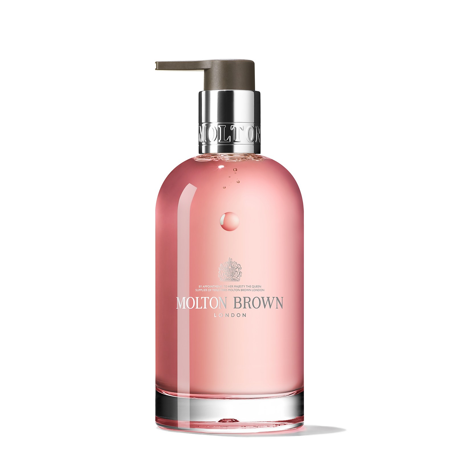 Molton Brown Delicious Rhubarb and Rose Fine Liquid Hand Wash in Glass Bottle 200ml von MOLTON BROWN