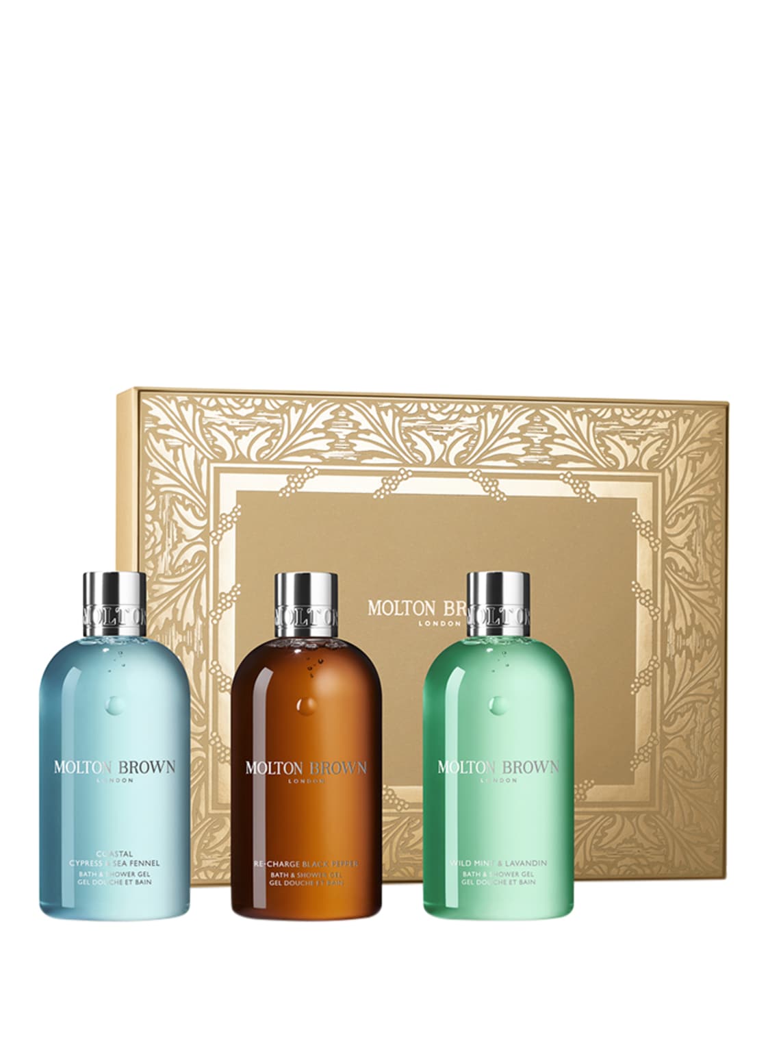 Molton Brown Men's Bathing Trio Pflege-Set 900 ml von MOLTON BROWN