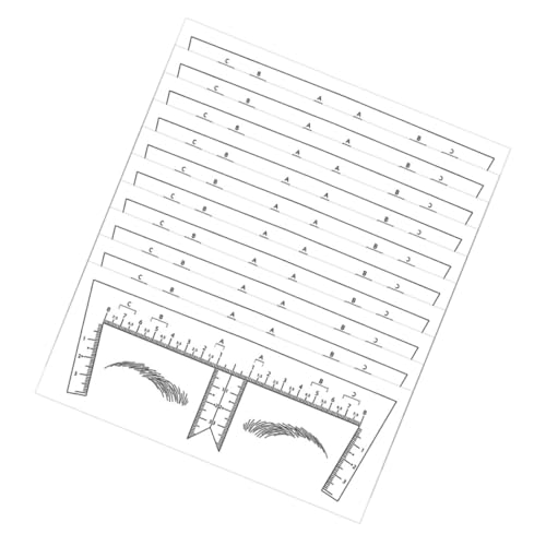 MOLUCKFU 10stücke Augenbrauenlinie Marker Augenbrauen Zeichnung Augenbrauen Shaper Nivellierung Lineal Für Frauen von MOLUCKFU