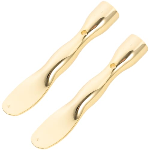 MOLUCKFU 2 Stk Standbarer Augencreme Stick Sonnenschutz Gesichtszieher Griffe Halter Kontrollbecher Deckel Falten Eingebetteter Griff Feuchtigkeitsspendender Gel Löffel von MOLUCKFU