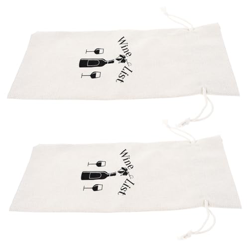 MOLUCKFU 2 Stück Weingeschenk Aufbewahrungstasche, Flaschentasche, Baumwoll Musselinbeutel, Musselinbeutel Mit Kordelzug, Partygeschenkbeutel, Glasflaschen Verpackungstasche, Beutel, MOLUCKFU 2 Stück Weingeschenk Aufbewahrungstasche, Flaschentasche, Baumwoll Musselinbeutel, Musselinbeutel Mit Kordelzug, Partygeschenkbeutel, Glasflaschen Verpackungstasche, Beutel, von MOLUCKFU