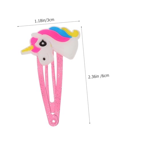 MOLUCKFU 20 Stück Teiliges Einhorn haarspangen Mädchen Strapazierfähige Bunte Haarklammern Niedliche für Alltag Geburtstag und Besondere Anlässe von MOLUCKFU