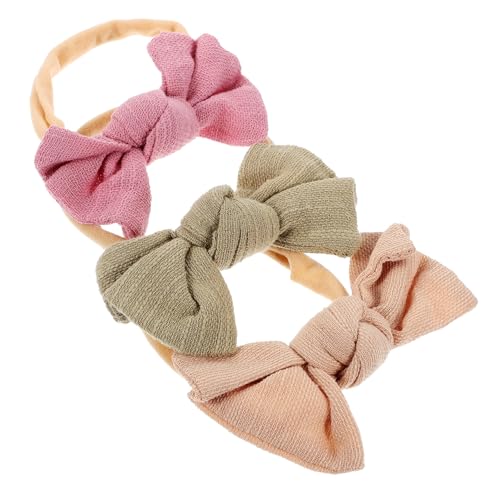 MOLUCKFU 3stücke Stirnbänder Für Mädchen Mit Schleifenverzierungen Neugeborenen Und Kleinkindern Geeignet Haar-accessoires Für Junge Mädchen Und Geburtstage von MOLUCKFU