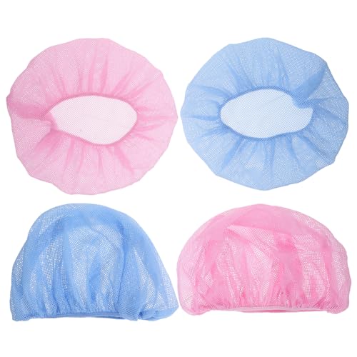 MOLUCKFU 4stücke Damen Kochmützen Verstellbare Arbeitsmützen Haarnetze Für Küchen Reinigung Und Gastronomie Für Optimalen Tragekomfort Und Sauberkeit von MOLUCKFU