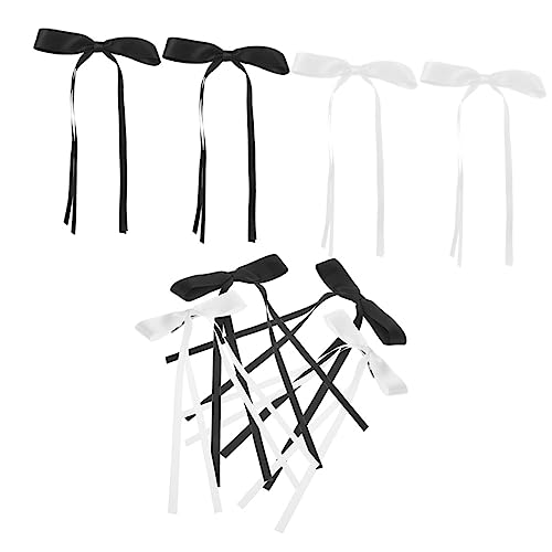 MOLUCKFU 8-teiliges Dekoratives Schleifen-clips-set Für Damen Haarschleifen Haarspangen Für Mädchen Zubehör-set von MOLUCKFU