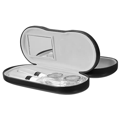 MOLUCKFU Brillenetui Satz Tragbarer Brillen-Organizer Brillenbehälter Für Zuhause Mit Separatem Fach von MOLUCKFU