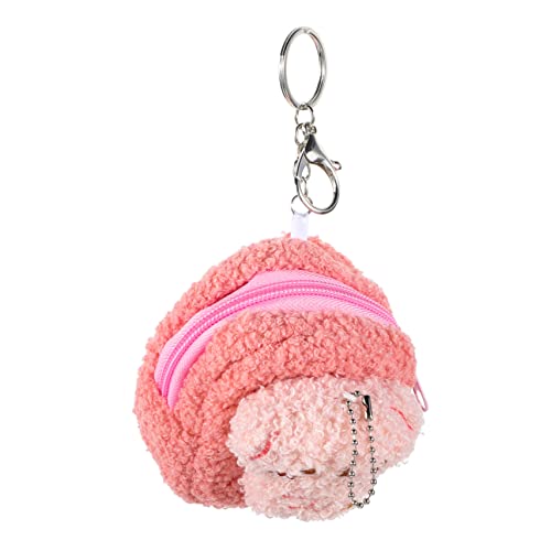 MOLUCKFU Cartoon-plüsch-münztasche Kleine Münzbörse Reißverschluss-geldbörse Wechselgeldbeutel Süße Tasche Zum Tragen Von Kleingeld Und Schlüsseln von MOLUCKFU