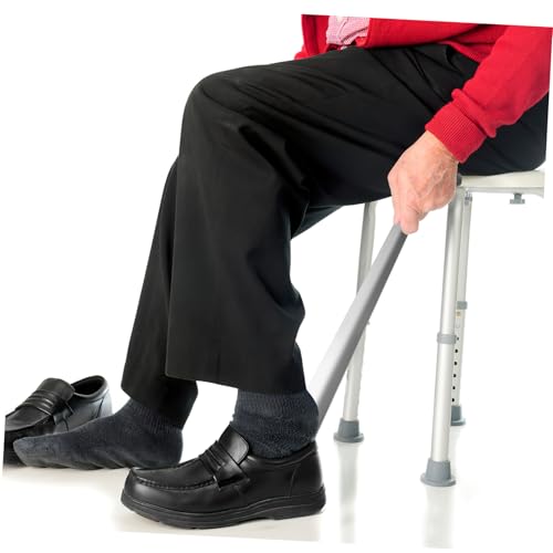 MOLUCKFU Edelstahl Schuhanzieher Mit Langem Griff Für Senioren Robuster Schuhlöffel Für Männer Und Frauen Zum Einfachen Anziehen Von Schuhen Platzsparend Und Vielseitig Einsetzbar von MOLUCKFU