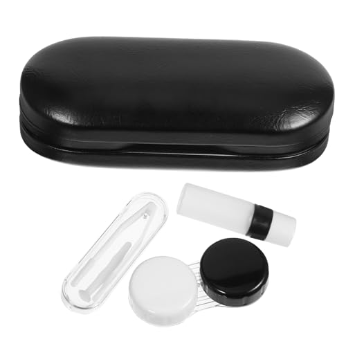MOLUCKFU Kontaktlinsen-Organizer Auslaufsicherer Kosmetischer Linsenbehälter Tragbarer Behälter Für Damen von MOLUCKFU