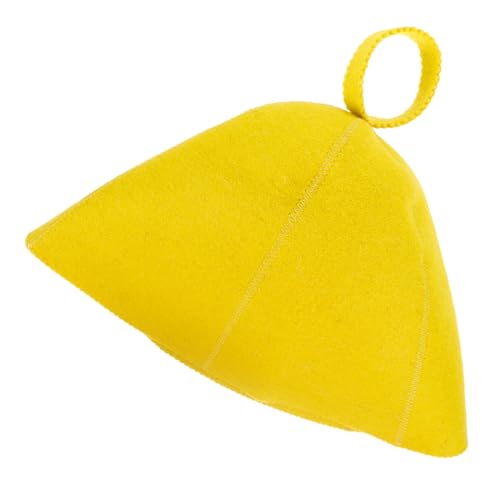 MOLUCKFU Saunahut Aus Filz Für Damen Herren Saunakappe Wasserabsorbierend Praktisch Tragbar Für Saunagänger Reisen von MOLUCKFU