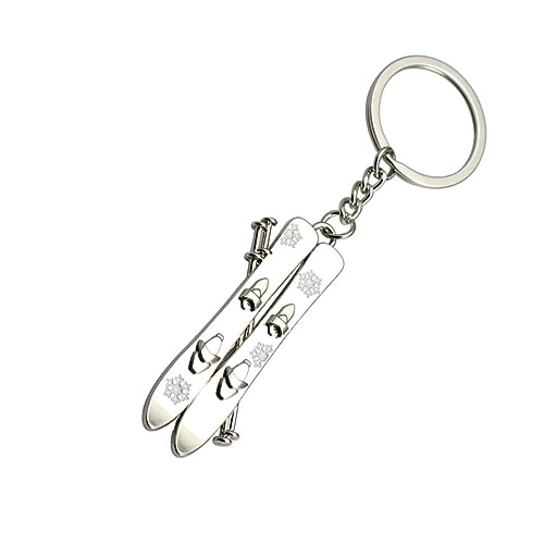 MOLUCKFU Schneebrett Schlüsselanhänger Aus Metall Kreatives Für Snowboard-liebhaber Hochwertiger Schlüsselanhänger Für Schlüssel Und Taschen Langlebig Und Stilvoll von MOLUCKFU