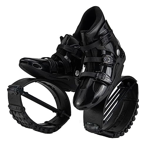 Känguru-Springschuhe für Erwachsene, Männer und Frauen, für Fitness im Innen- und Außenbereich, Lauf- und Sprungtraining, Anti-Schwerkraft-Stiefel (Farbe: Schwarz, Größe: 36–38) von MOLVUS