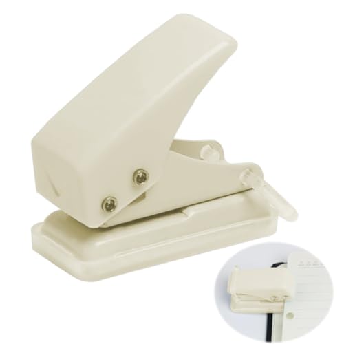 MOLZINY Mini Locher Tragbarer Einzellocher für Bürolocher Klein Locher Einzelloch Taschenlocher Locher für Ordner für Büro Schule und DIY Projekte Fotoalben Souvenirs von MOLZINY