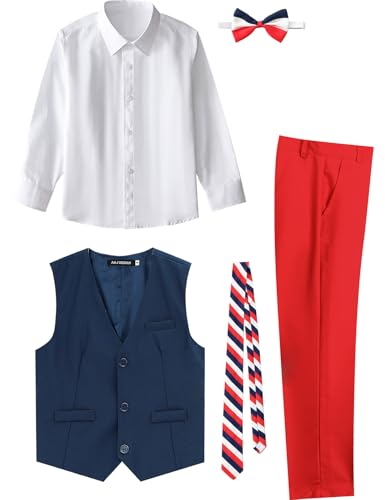 MOMBEBE COSLAND Kinder Anzug Set Junge Französische Flaggenkleidung, 12-13 Jahre MOMBEBE COSLAND Kinder Anzug Set Junge Französische Flaggenkleidung, 12-13 Jahre von MOMBEBE COSLAND