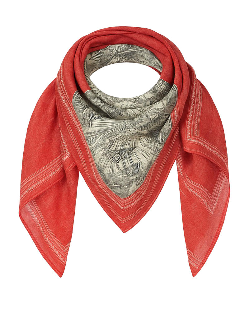 MOMENT IN MAY - Schal - Dallas rot - Gr. - OS von MOMENT IN MAY