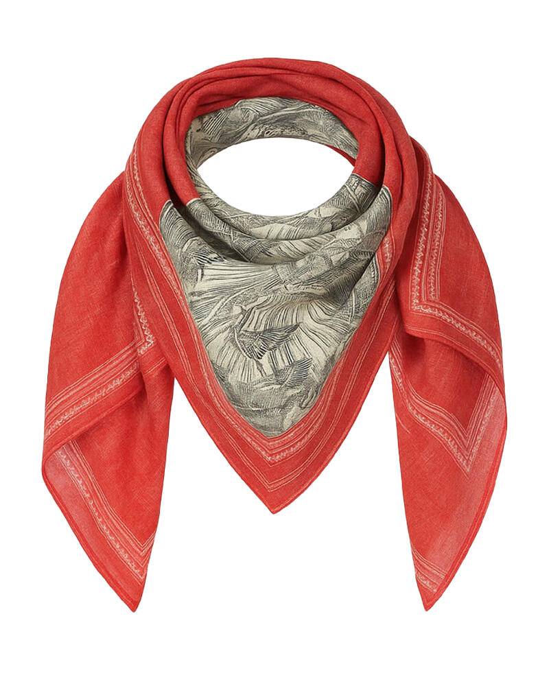 MOMENT IN MAY - Schal - Dallas rot - Gr. - OS von MOMENT IN MAY