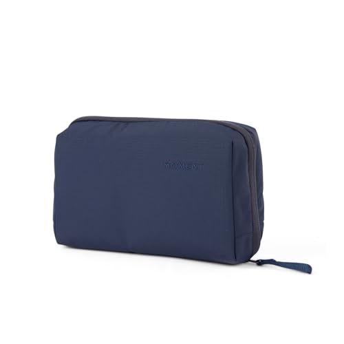 MOMENT Everything Tech Organizer – Wasserabweisende Reisetasche für Kabel, Ladegeräte und Zubehör | Reguläre und Mini-Größen I Marineblau, Regulär von MOMENT