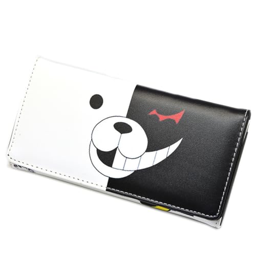 MOMOBC Danganronpas Triggers Happys Havocs Monokumas Anime Characters Wallet Slim Bifold Wallet Multi Purpose Wallets Coin Purse Long, Mehrfarbig, Einheitsgröße von MOMOBC