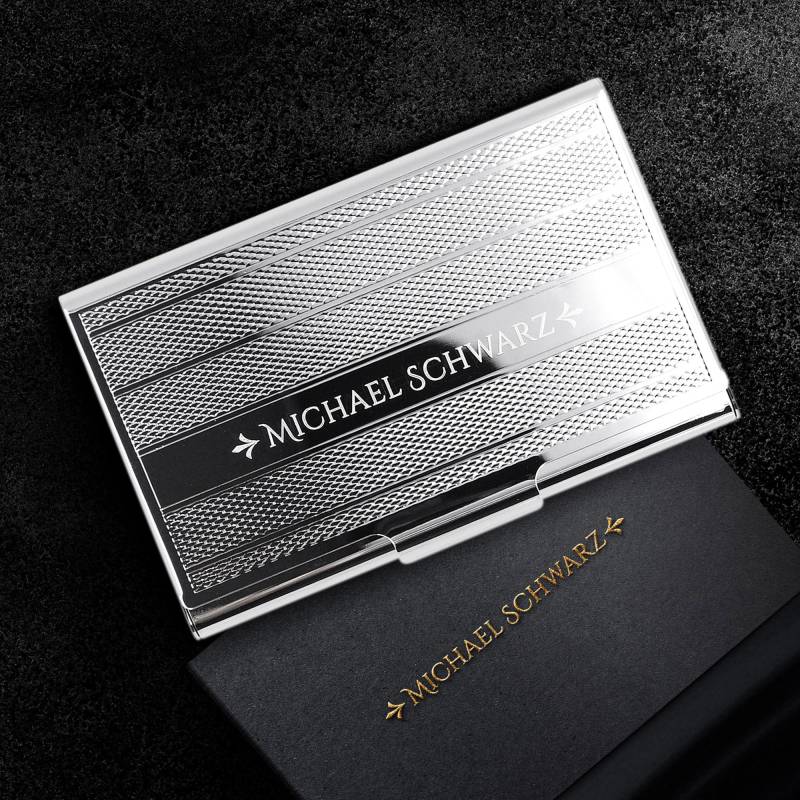 Visitenkartenetui Mit Individueller Gravur Visitenkartenbox Personalisiert Geschenk Makler Geschenkidee Business Visitenkartenetui Mit Individueller Gravur Visitenkartenbox Personalisiert Geschenk Makler Geschenkidee Business von MOMOFAKTUR