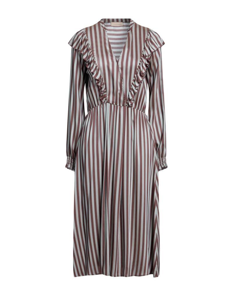 MOMONÍ Midi-kleid Damen Braun von MOMONÍ