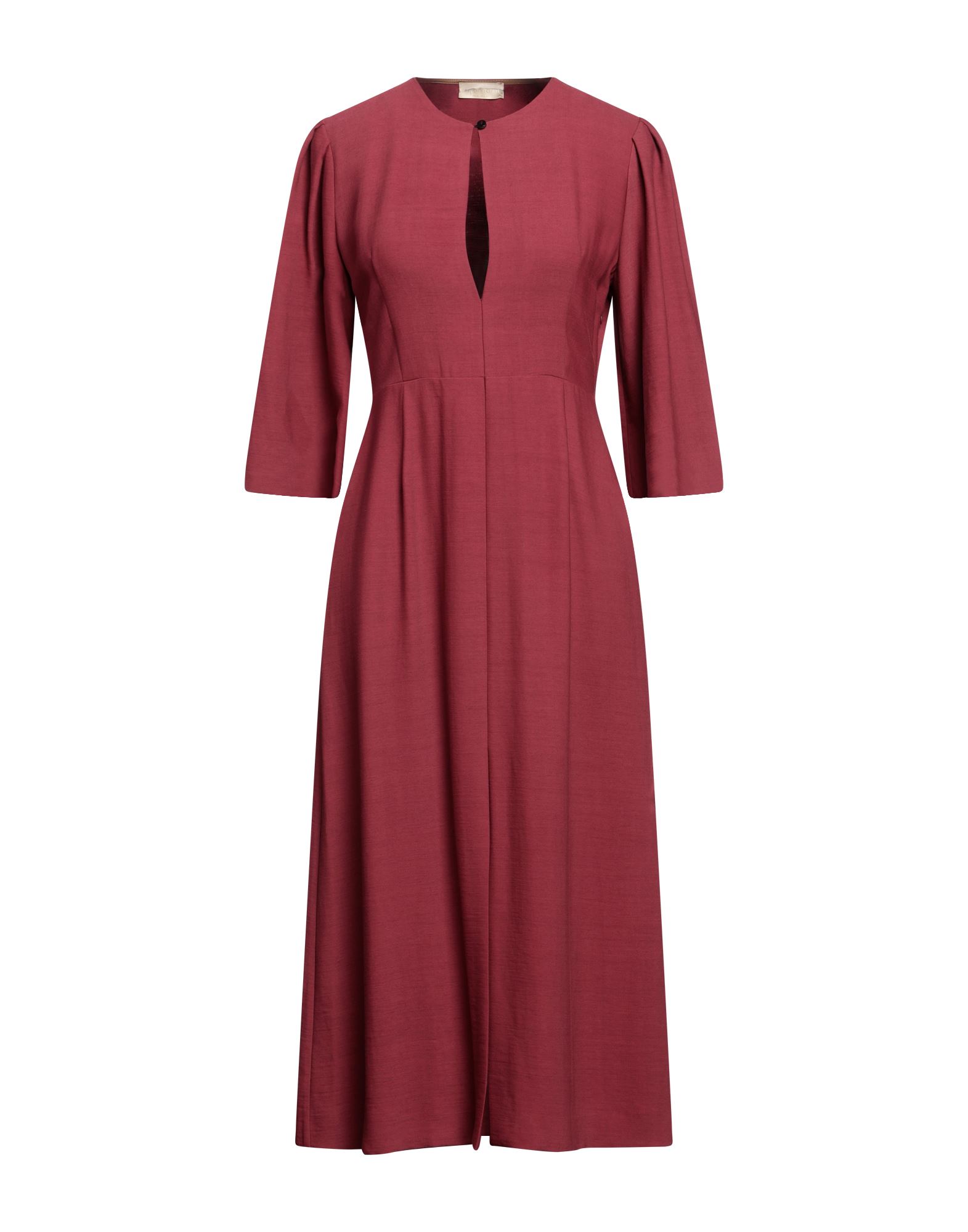 MOMONÍ Midi-kleid Damen Ziegelrot von MOMONÍ