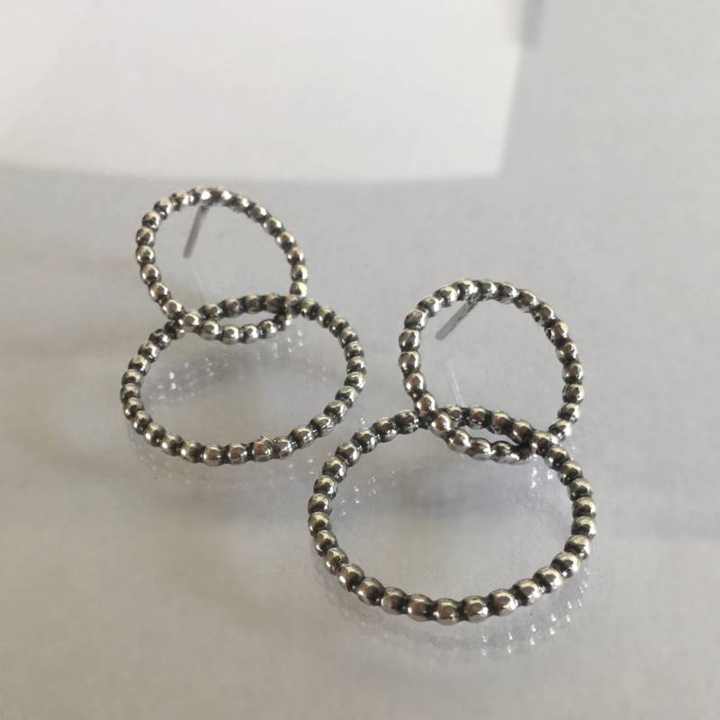 Kieselstein Ohrringe 925 Silber Kieselstein Ohrringe 925 Silber von MOMandPOM