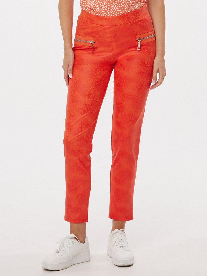 MONACO blue Lederimitathose Schlupfhose koerpernah in Lammnappa-Optik MONACO blue Lederimitathose Schlupfhose koerpernah in Lammnappa-Optik von MONACO blue