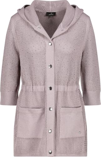 MONARI Ajour Strickjacke Dark Linen - 44 von MONARI