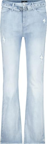 MONARI Bootcut-Jeans Used-Look in Blau, Größe 42 von MONARI