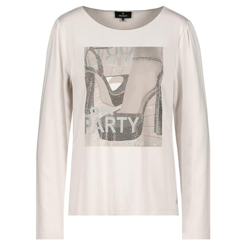 MONARI Damen Jersey Shirt mit Schuh Print Neutral - 38 von MONARI