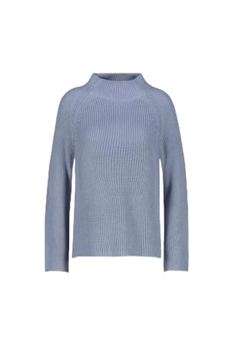 MONARI - Damen Langarm Strickpullover mit Stehkragen (807710), Größe:42, Farbe:Smokey Blue (618) von MONARI