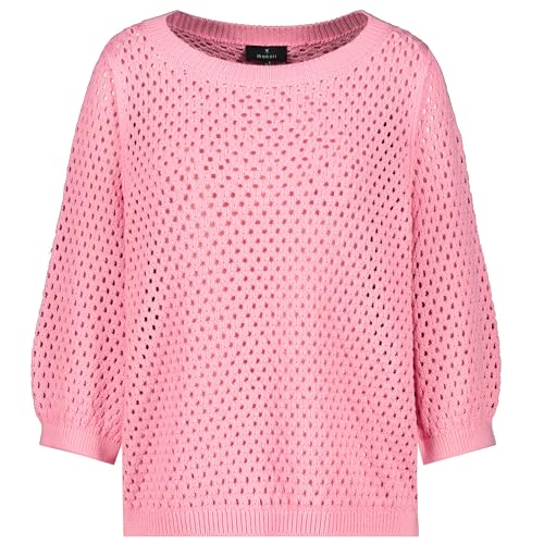 MONARI Damen Pullover mit Lochmuster pink Smoothie - 36 von MONARI