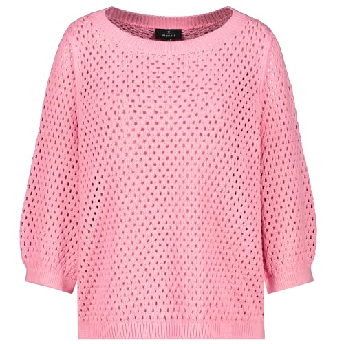 MONARI Damen Pullover mit Lochmuster pink Smoothie - 38 von MONARI