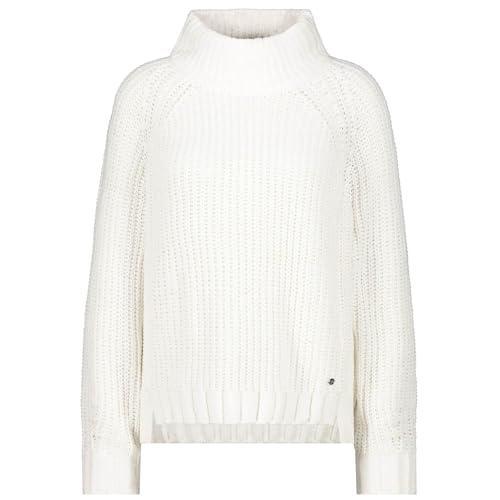 MONARI Damen Pullover mit Perlfangmuster Off-White - 40 von MONARI