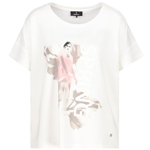 MONARI Damen T-Shirt mit Print Off-White - 44 von MONARI