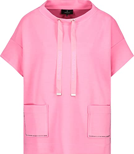 MONARI Damen T-Shirt mit Stehkragen und Taschen Melone - 38 von MONARI