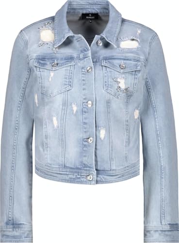 MONARI Jeansjacke used look in Blau, Größe 36 von MONARI