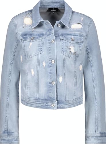 MONARI Jeansjacke used look in Blau, Größe 38 von MONARI