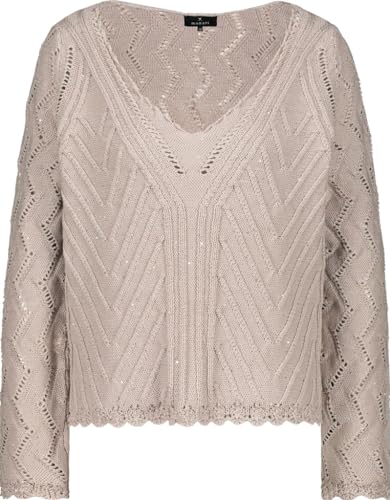 MONARI Pullover Muster-Mix in Beige, Größe 38 von MONARI