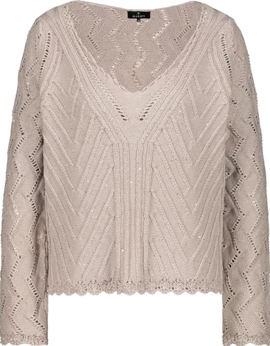 MONARI Pullover Muster-Mix in Beige, Größe 44 von MONARI